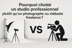 Pourquoi choisir un studio professionnel plutôt qu'un photographe ou vidéaste freelance